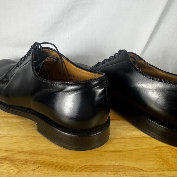 Brooks Brothers Vintage Plain Toe Blucher Mens 11.5 D Lace Up Classic Black main image 6